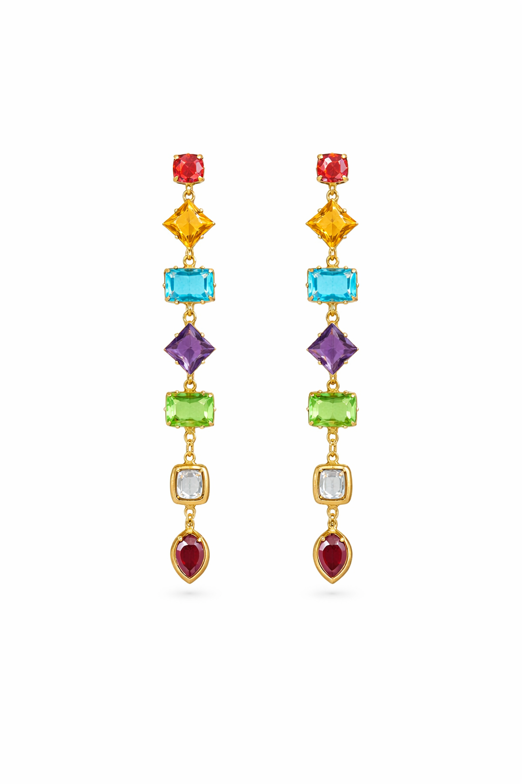 Prism Rainbow Drop Earrings