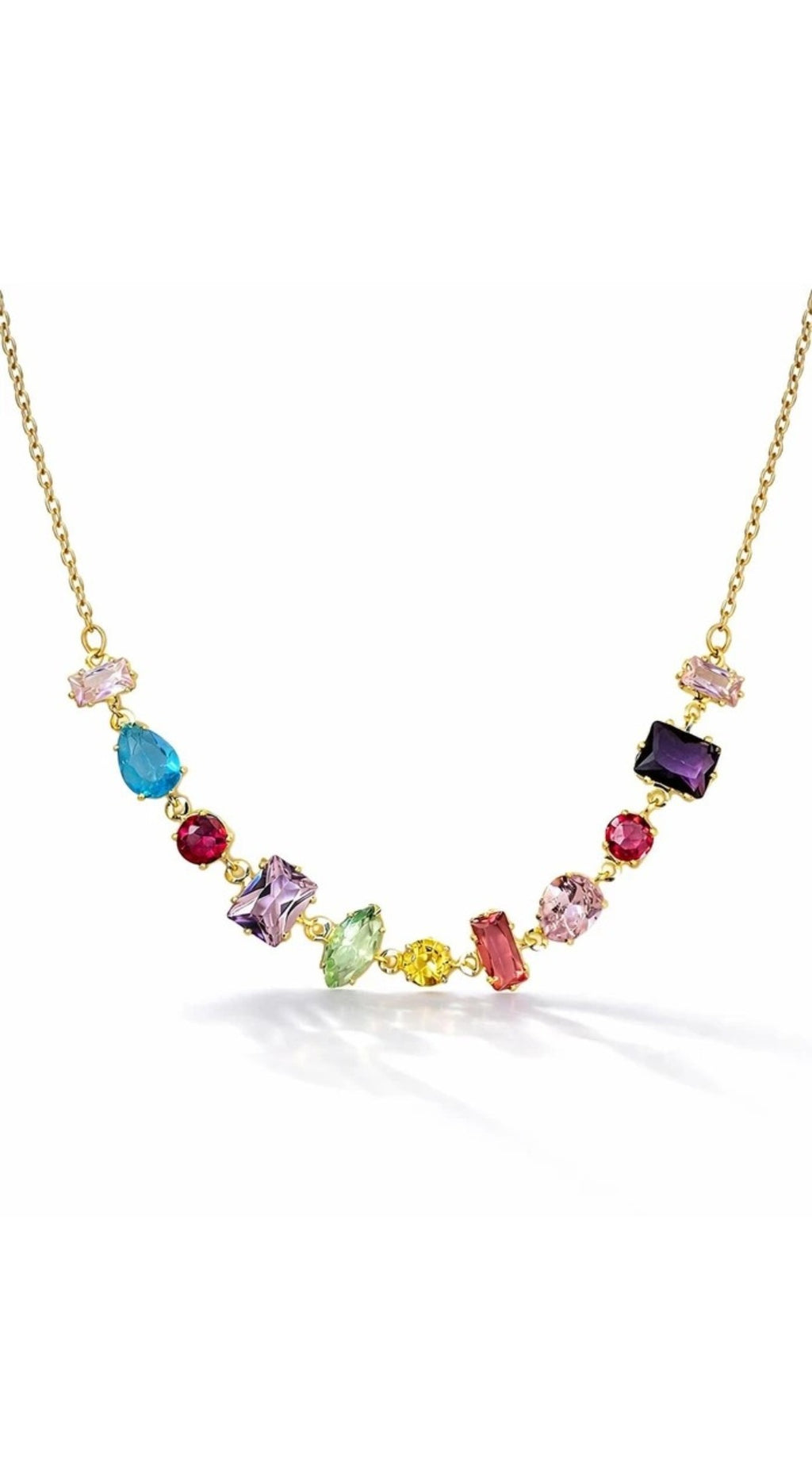 Aurora Rainbow Crystal Necklace