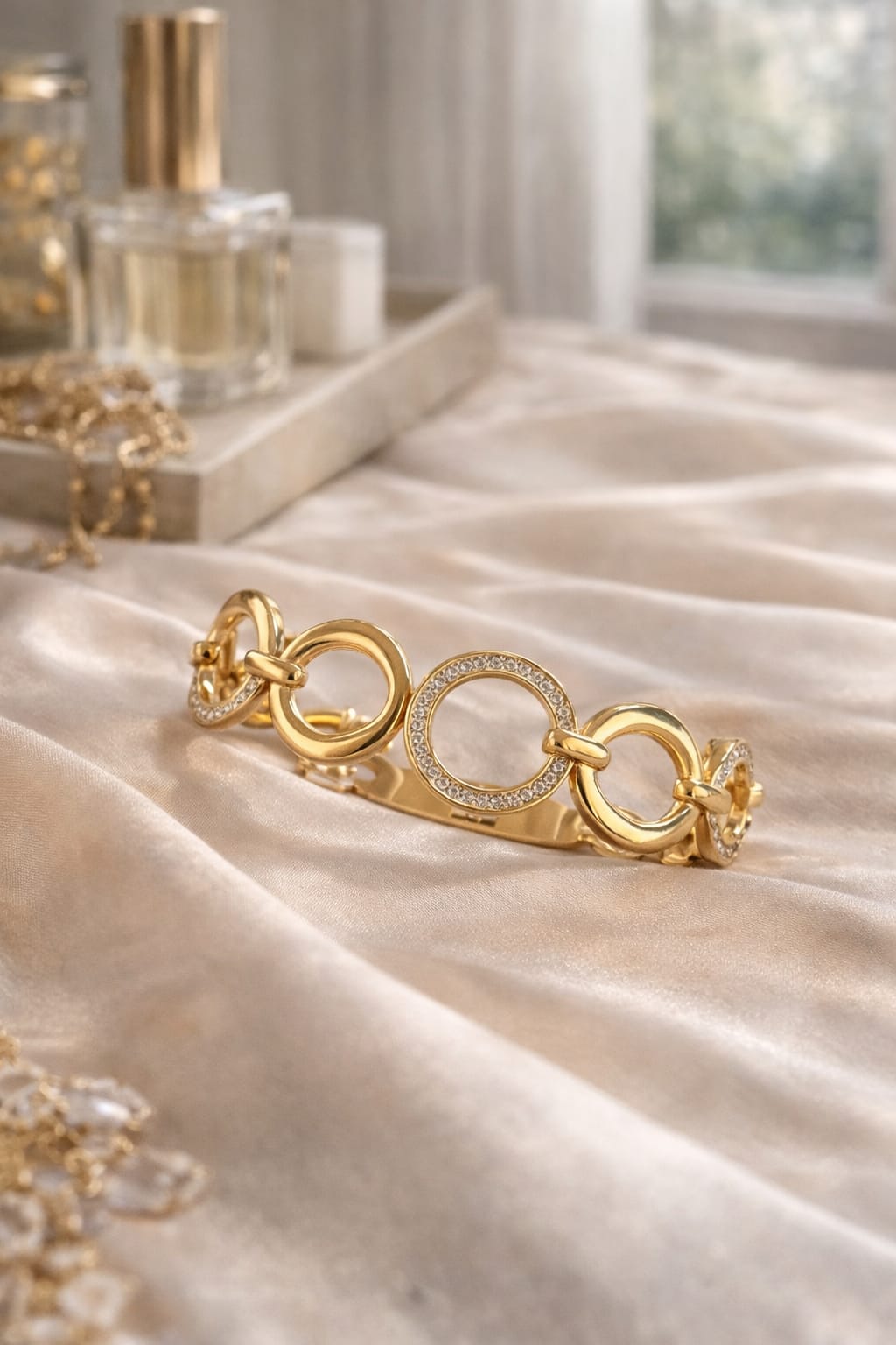 Lumière Link Gold Cuff