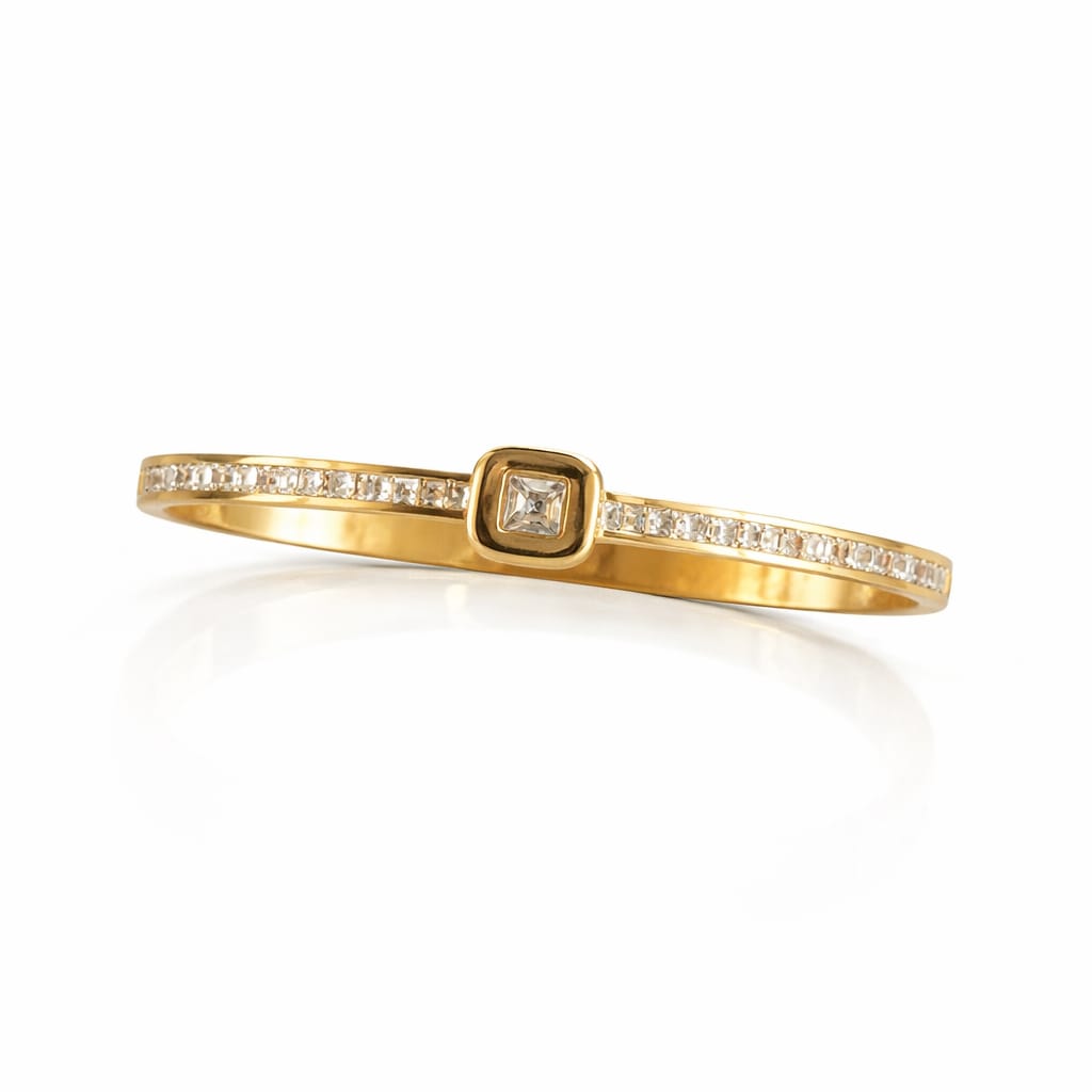 Celeste Square Gold Cuff