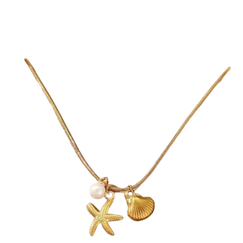 Coastal Charm Pearl Necklace