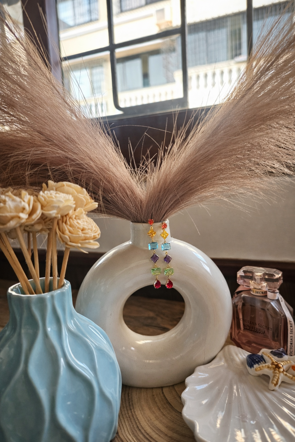 Prism Rainbow Drop Earrings