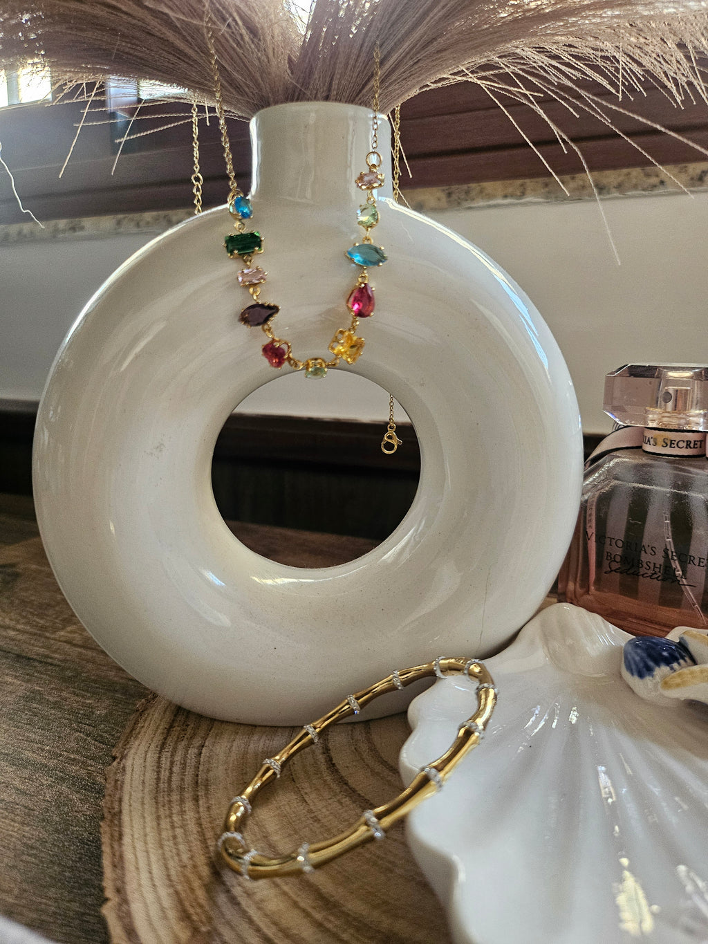 Aurora Rainbow Crystal Necklace